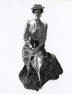 ギブソンの少女、1902年頃 作： Charles Dana Gibson